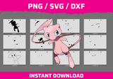 Mew digital stencil files — instant download
