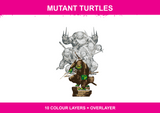 Mutant Turtles colour artwork