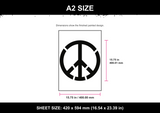 Peace Symbol A2