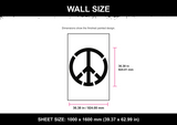 Peace Symbol Wall Size