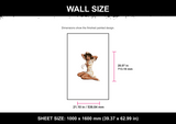 Pin Up Nurse Wall Size