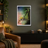 Popular! — A2 framed print in a room.