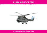 Puma Helicopter colour artwork