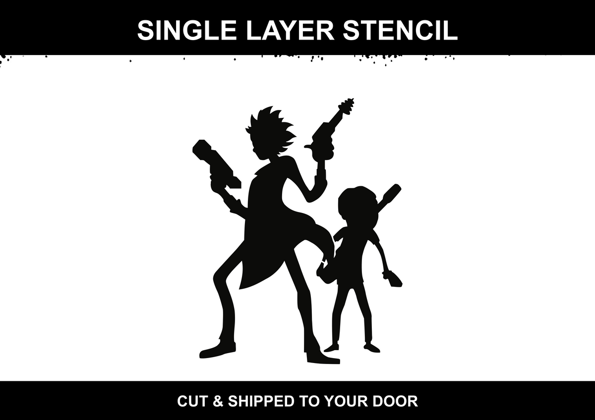 Rick and Morty Silhouette 1