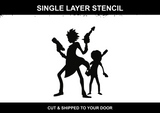 Rick and Morty Silhouette 1