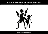 Rick and Morty Silhouette 2