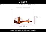 San Francisco Golden Gate Bridge A2