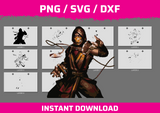 Scorpion MK instant download PNG SVG DXF