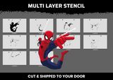 Spider-Man Cartoon Style 1 — 10 colour layers