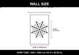 Spider Web Wall Size