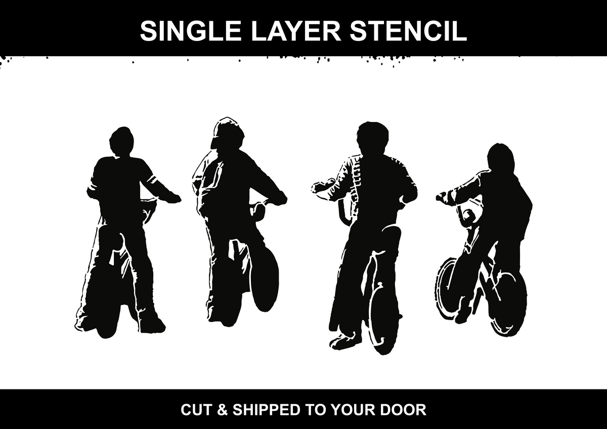 Stranger Things Bicycle Silhouette 1