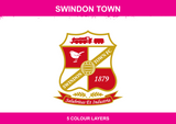 Swindon Town colour artwork