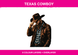 Texas Cowboy colour artwork
