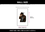 Texas Cowboy Wall Size