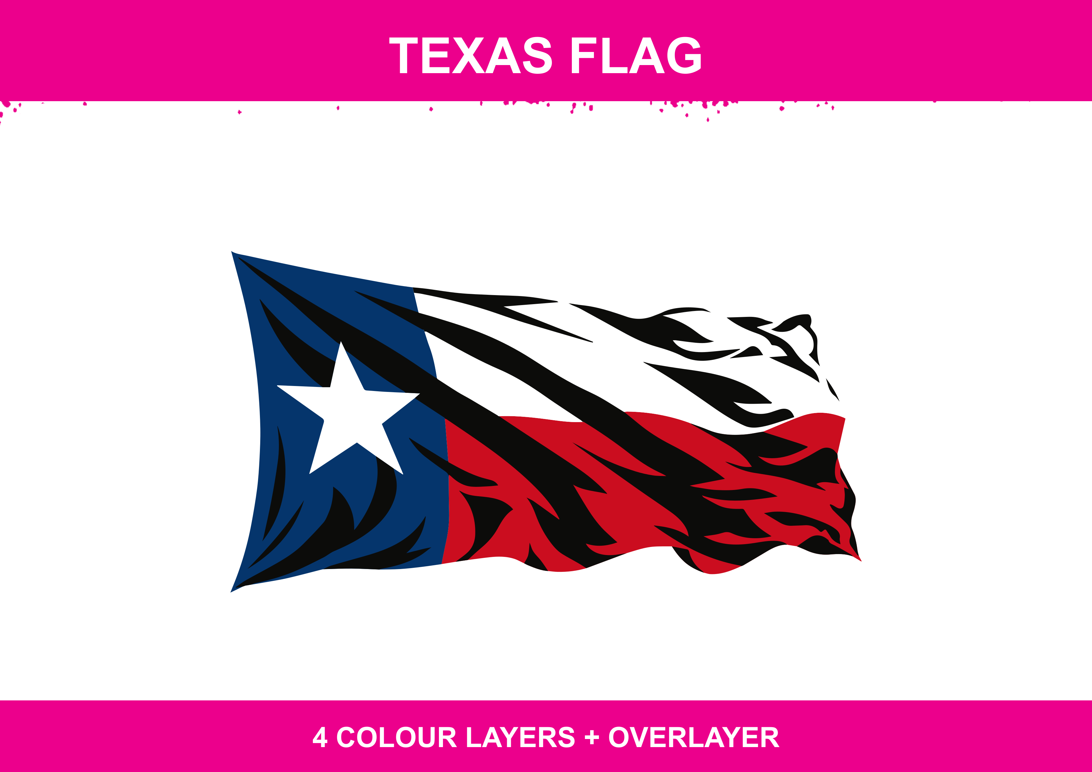 Texas Flag Stencil Files - Digital Download – Tomwellywells store