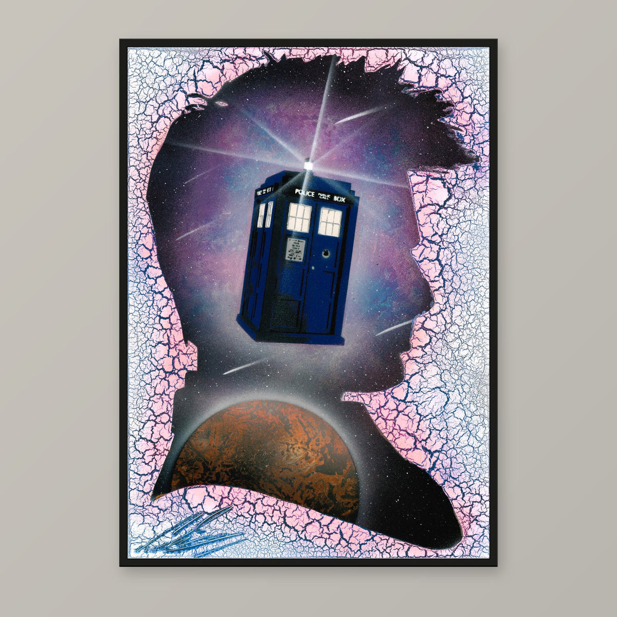 The Doctor - A3 Print — 29.7 × 42 cm framed print mockup.