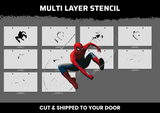 Tom Holland Spider-Man 1 — 10 colour layers plus overlayer