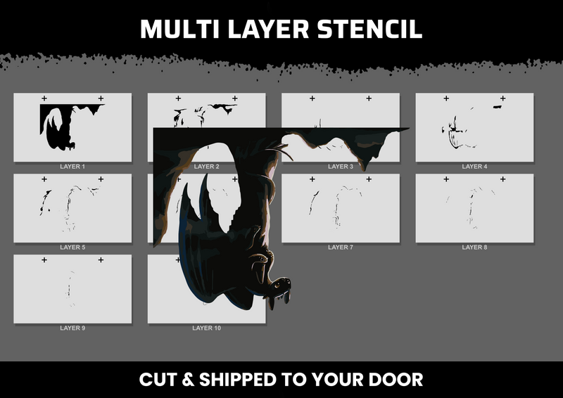 Toothless Multi Layer Stencil – Tomwellywells store