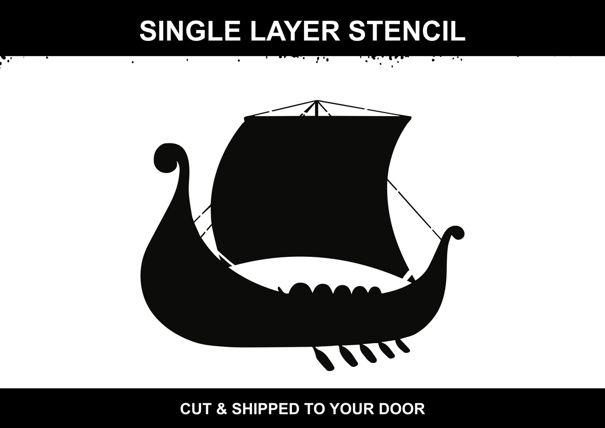 Viking Longship Silhouette 1