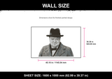 Winston Churchill Wall Size